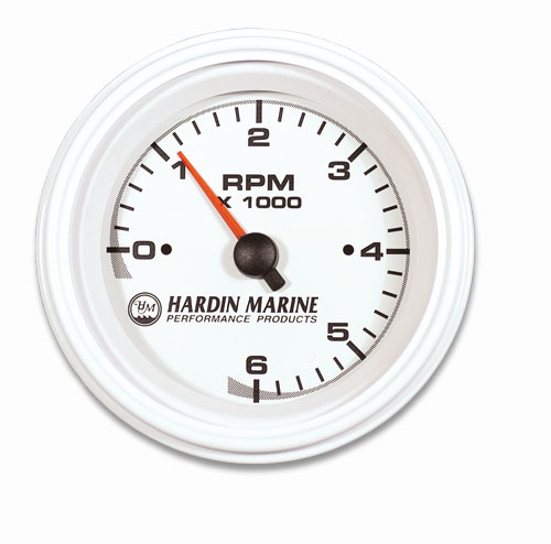 Varvräknare, 0-6000rpm, vit