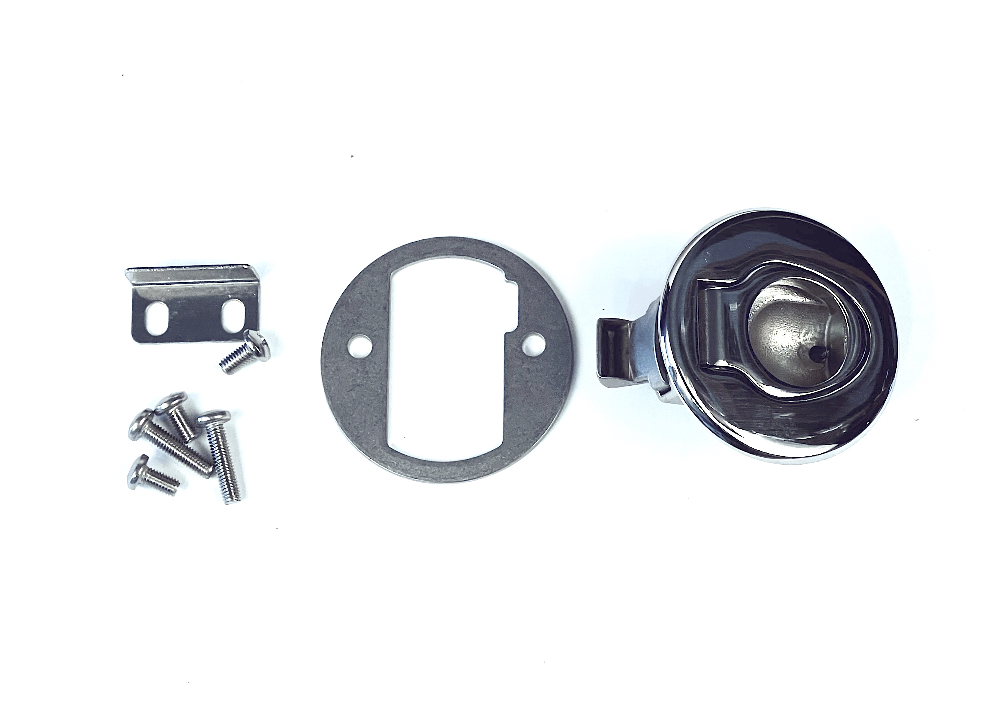 RND SLAM LATCH SS 3/8´SCR´