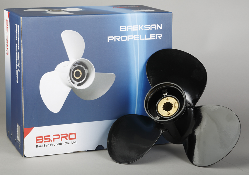 BaekSan propeller för Mercury 25-70 hk, 10 1/8 x 15