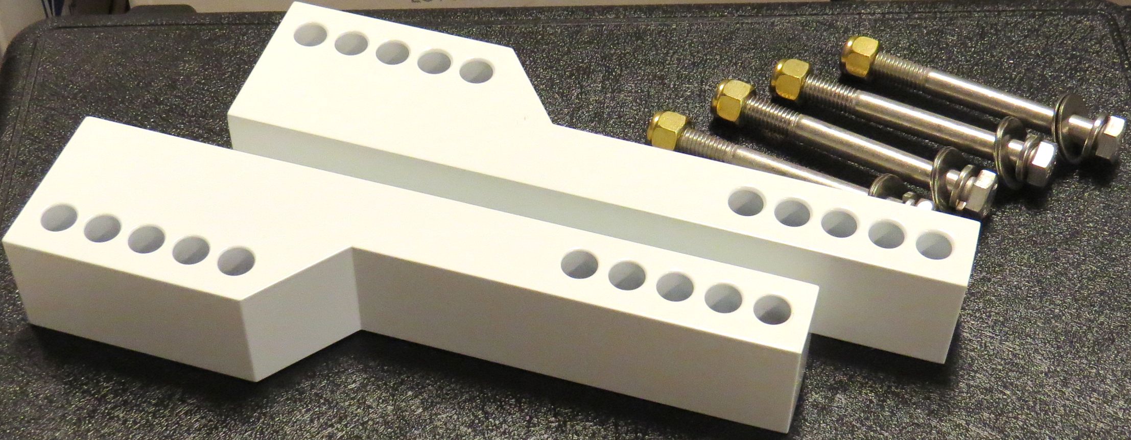 Transomspacers 2 tum vitmålade - från METS