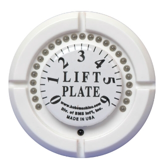 Gauge (LED)-White. Indikator för Jackplate, 6,5cm magnet