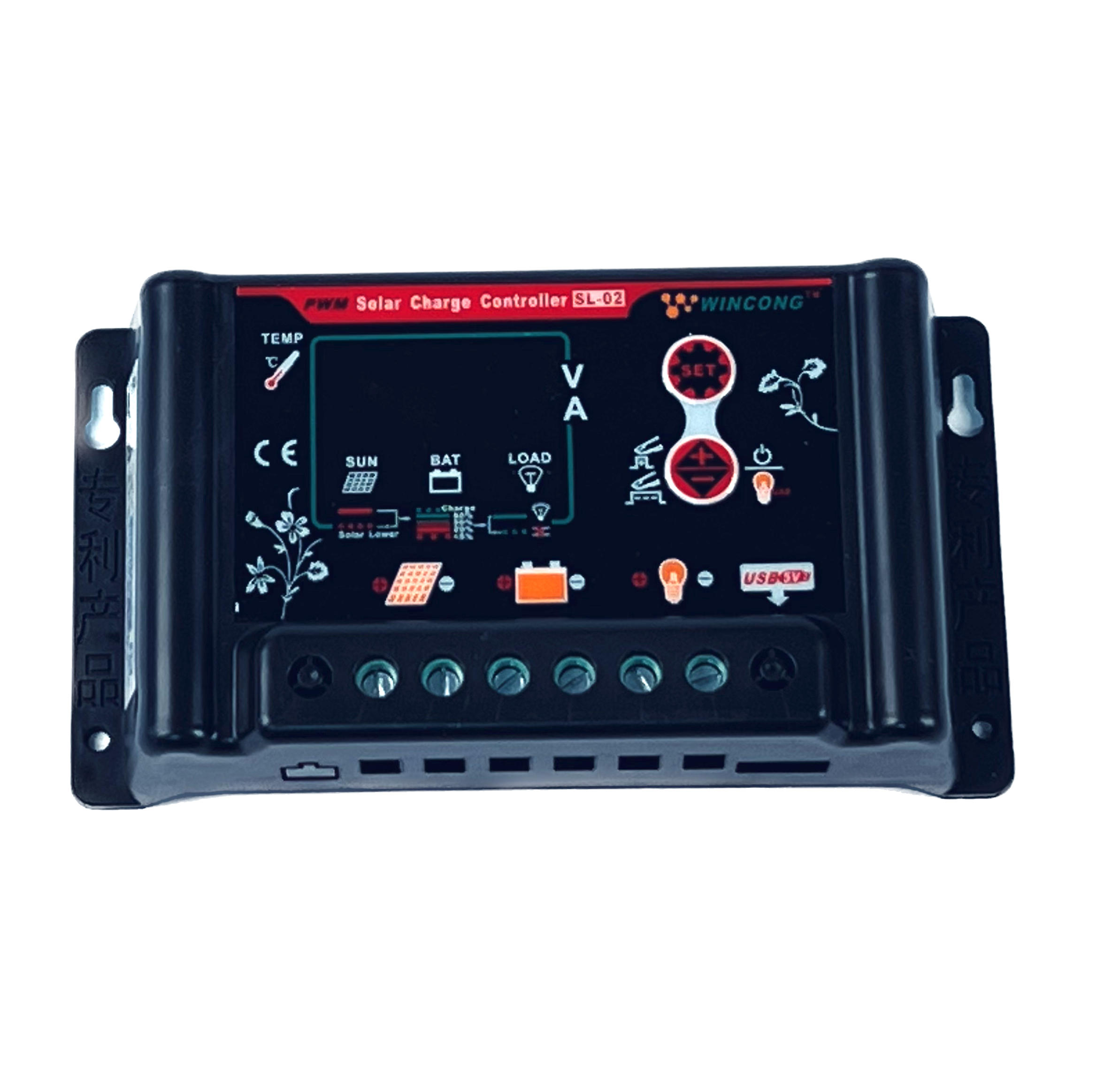 Laddregulator 12/24 v, 10A