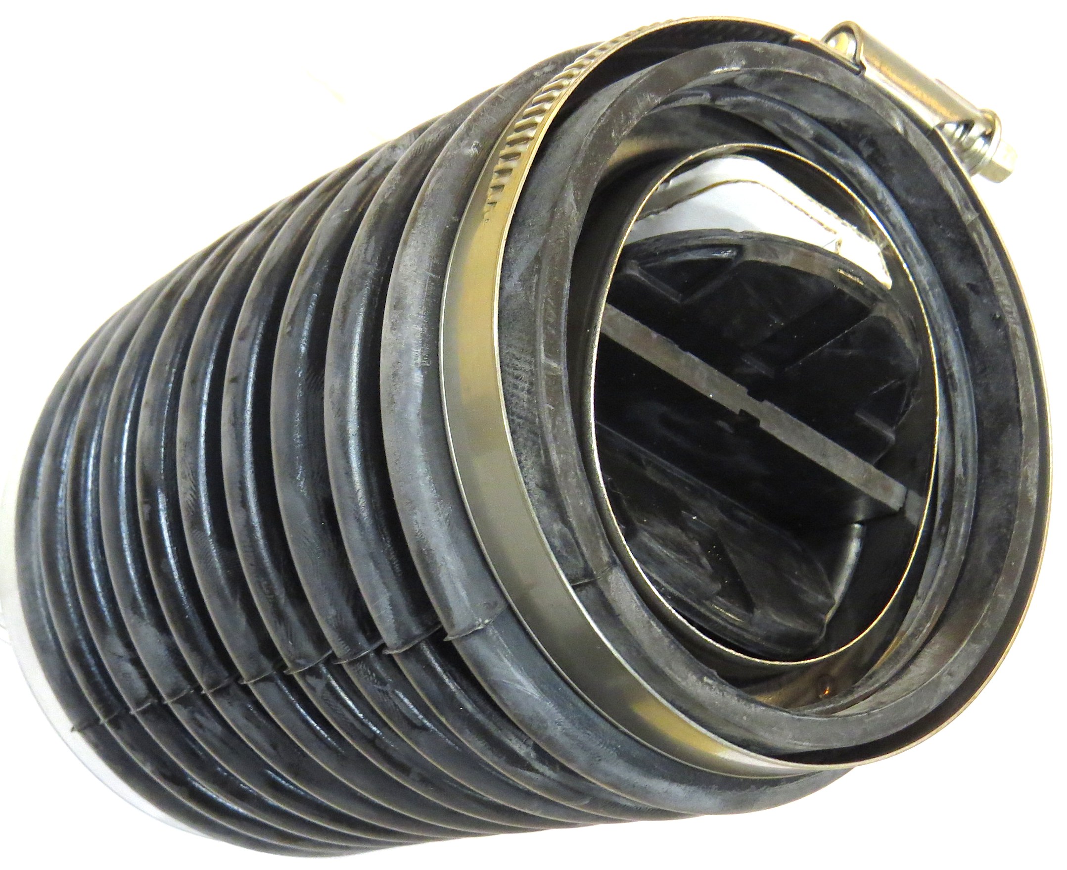 Avgasbälg med klaffar