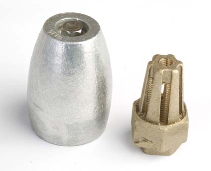 Propellermutter och anodkit Alpha/Bravo