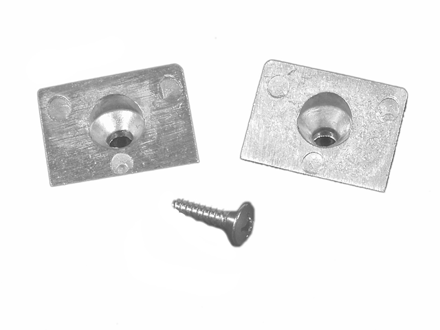 Anod kavitationsplatta Mariner/Mercury 6-15hk