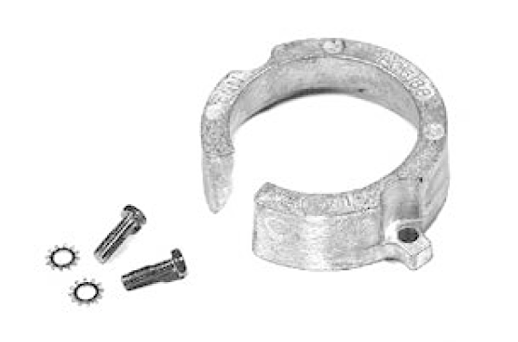 Prop anode w/square brass nut