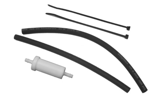 Bränslefilter med slang