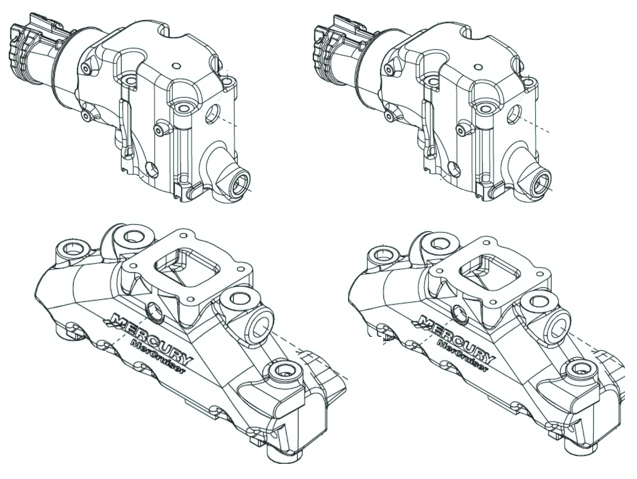 Mercury 135-300 hk, 15 x 17 (IHK15015X17)