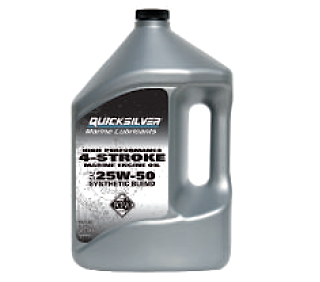 4L motorolja 25W50 syntet, Verado