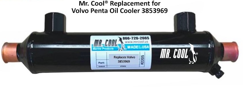 Oljekylare Volvo Penta (3853969, 986373)