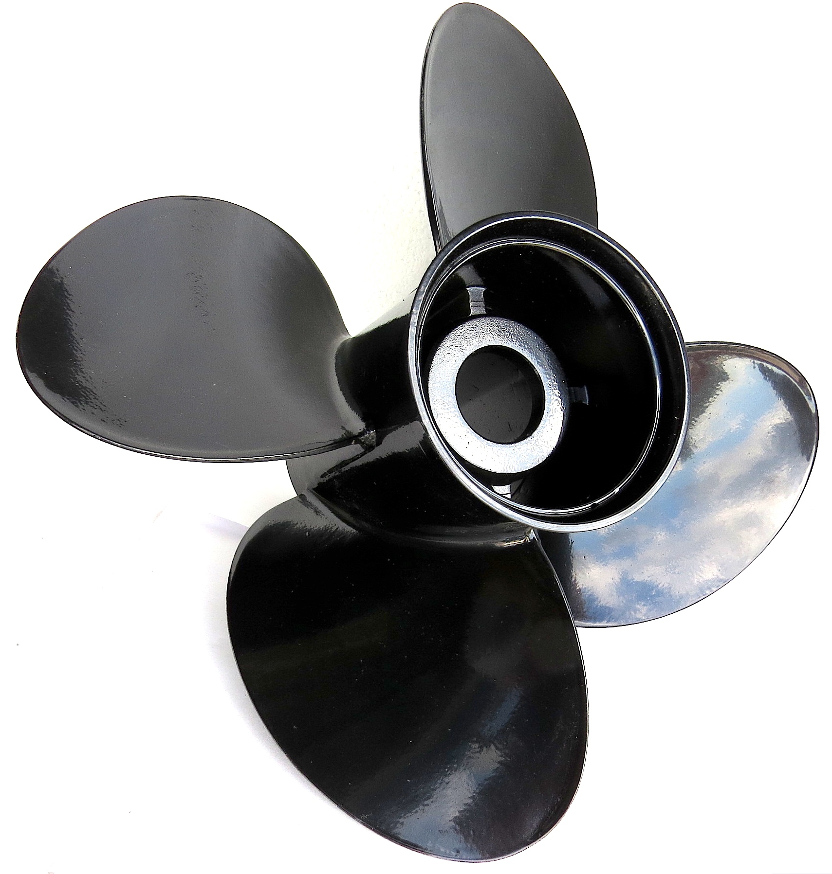 BaekSan 4-bladig aluminiumpropeller, 13 x 17, löst hubkit