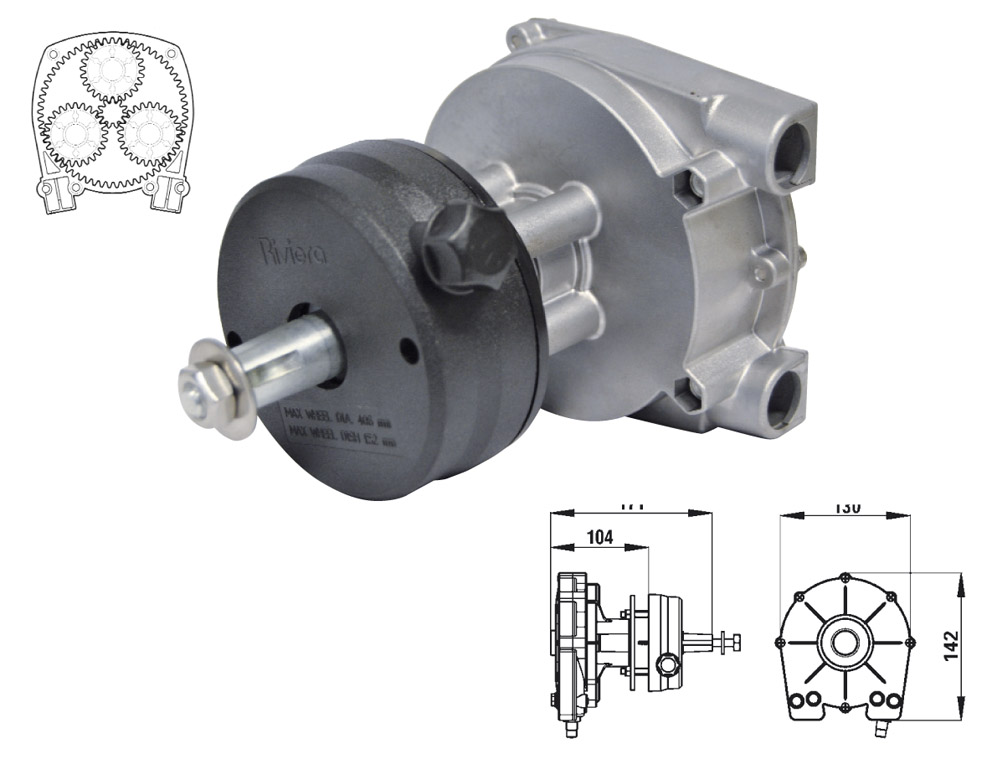 Vajerstyrning, mekanisk SG04