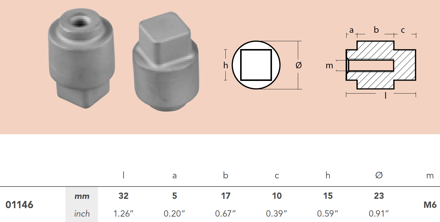 Block for Yamaha 80/100HP (67F-11325-00)