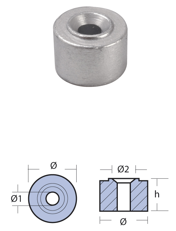 O-ring för impeller 500159 nya Bravo
