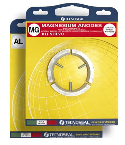 Anodkit för Volvo Segelbåtsdrev Aluminium (KITVOLELICA3AL)