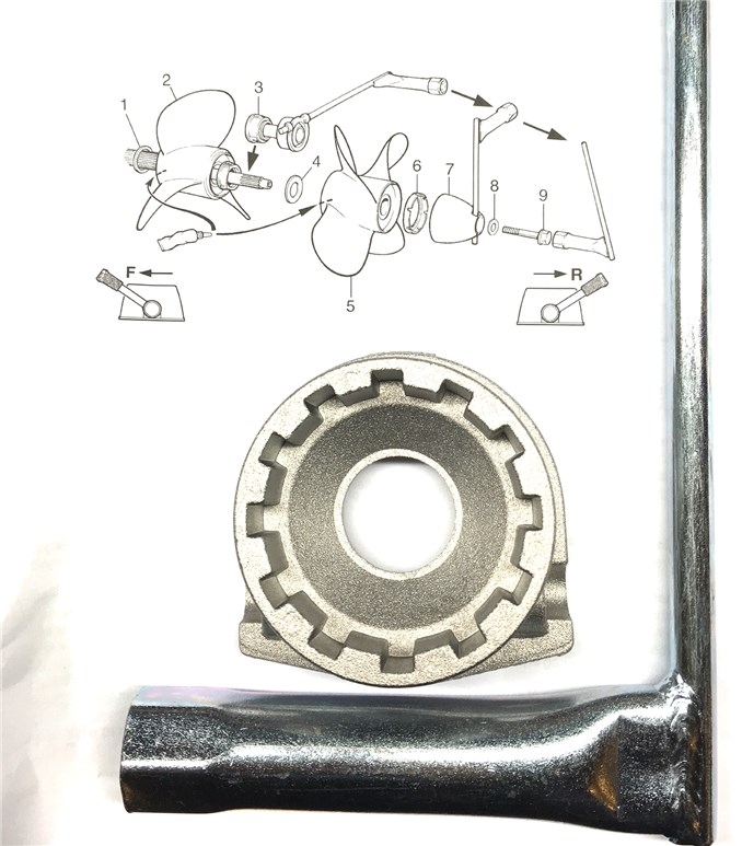 Volvo Penta Original Propellernyckel  DP 280/290