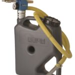 Bärbar spillolje och vätskesug