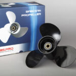 3-bl båtpropeller för Honda, stigning 9 3/4 tum