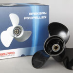 3-bl båtpropeller för Honda, stigning 14 1/4 tum