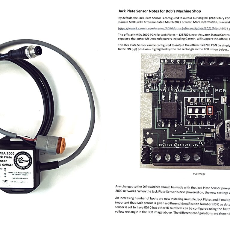 Bobs Machine NMEA connector, För användning utan instrument