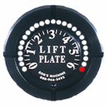 Gauge (LED)-Black. Indikator för Jackplate, 6,5cm magnet