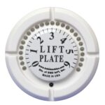 Gauge (LED)-White. Indikator för Jackplate, 6,5cm magnet