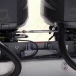 Bob´s Machine Double Jac, en Jackplate för dubbla utombordare. Max 2 x 550hk