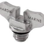 Dräneringsplugg med o-ring. Rostfri