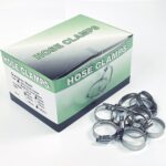 Slangklämma, rostfri, 25-40 mm. 100-pack