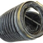 Avgasbälg med klaffar