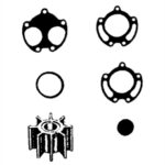 Impeller för pumphus i plast.