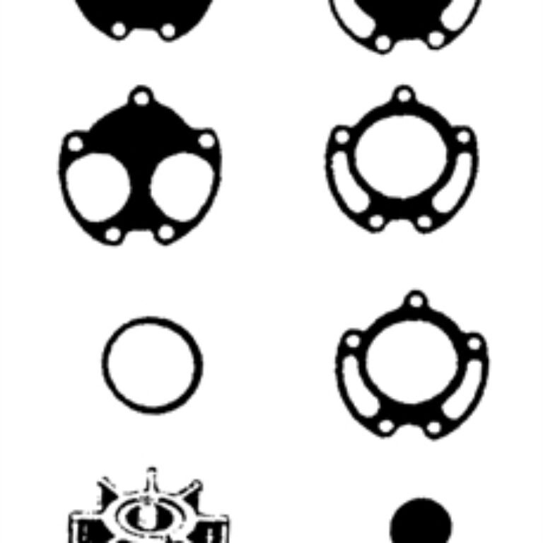 Impeller för 2 delat pumphus i plast.