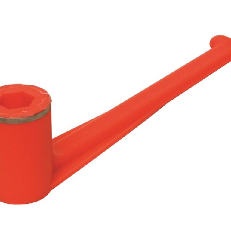 Flytande propellernyckel med mutter och bricka.