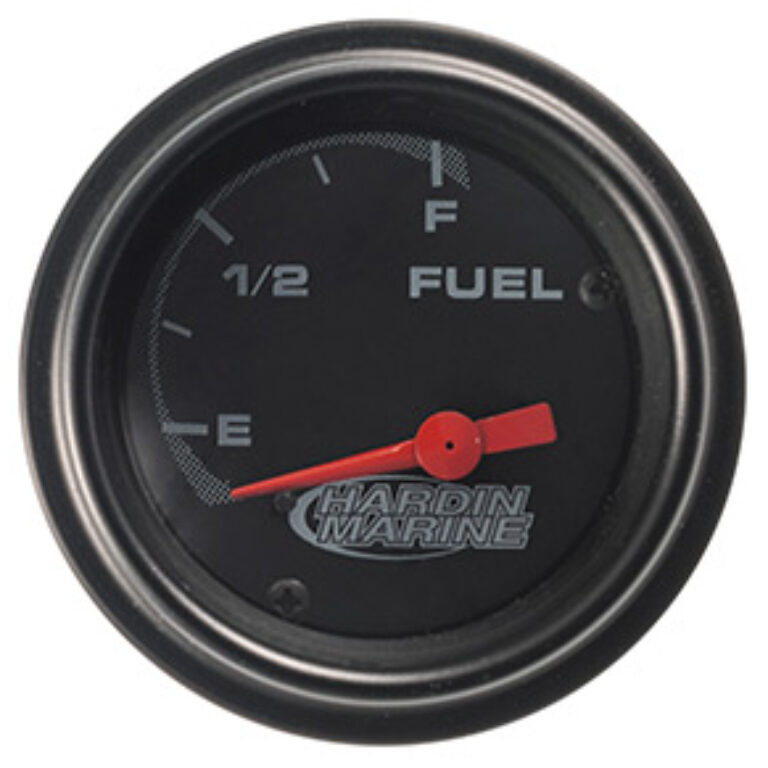 Bränsle/tank instrument, svart