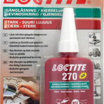 Loctite 270 gänglåsning stark.