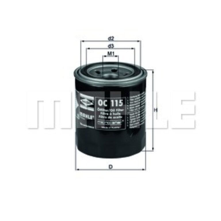 Oljefilter Yanmar, 124593-35100
