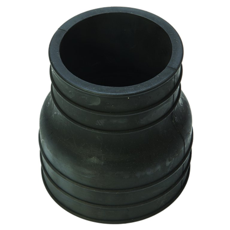 Avgasbälg övre mellan knä och avgaskrök.