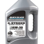 Motorolja, Quicksilver 10W30 Synthetic Blend Marine Oil. 4 liter.