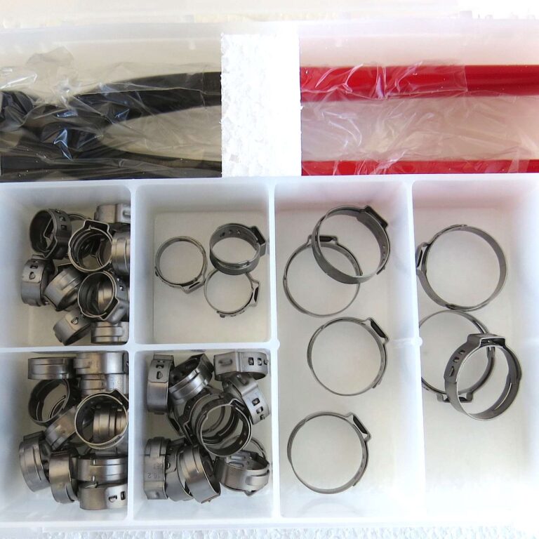 Sortimentlåda slangklämmor, proffs