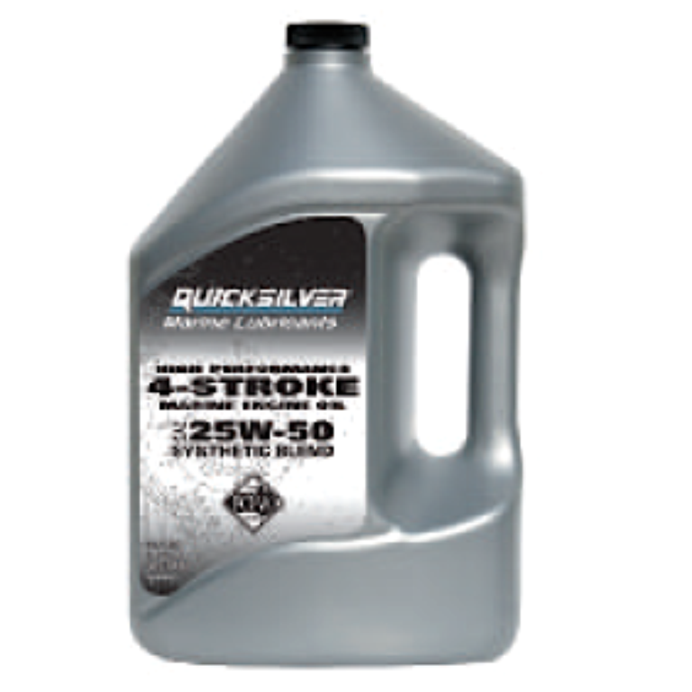 4L motorolja 25W50 syntet, Verado