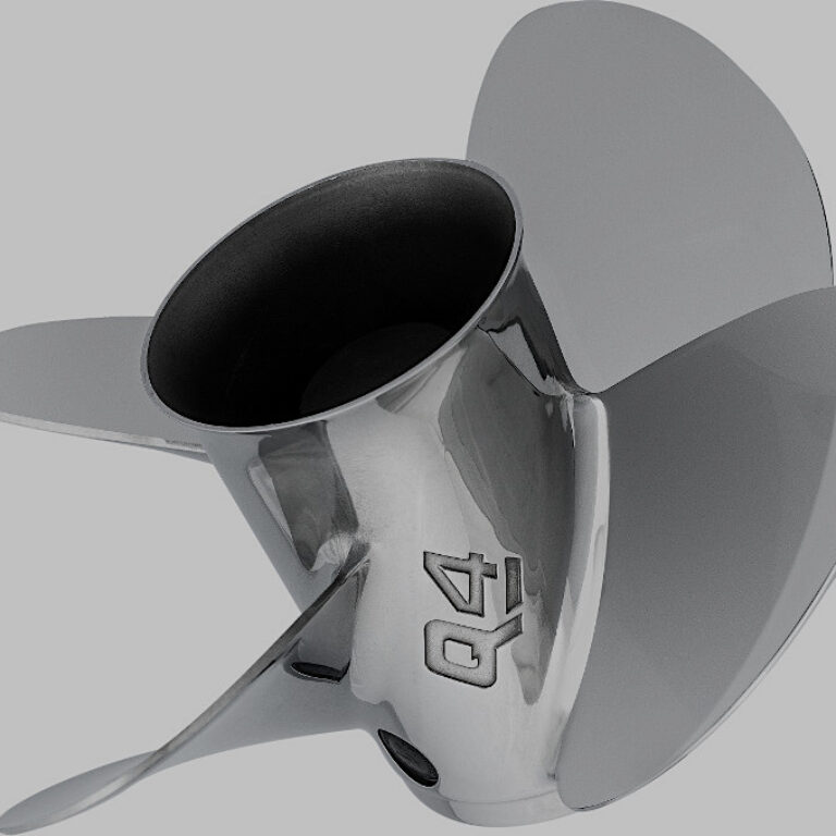 4-bl rostfri båtpropeller stigning 21 tum