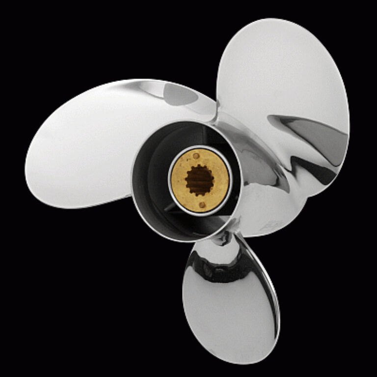 3-bl Rostfri båtpropeller stigning 15 tum