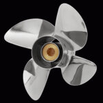 4-bl rostfri båtpropeller stigning 11