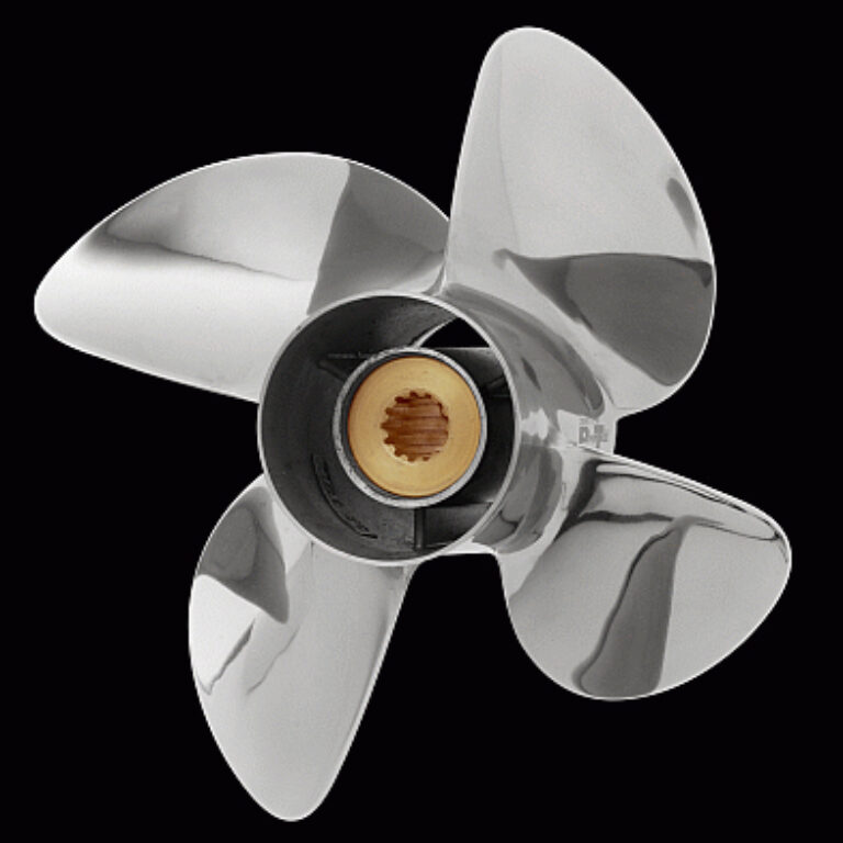 4-bl rostfri båtpropeller stigning 11