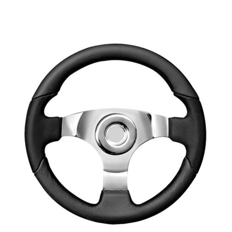 Riviera Ratt, VS11, Svart polyuretan med aluminiumekrar