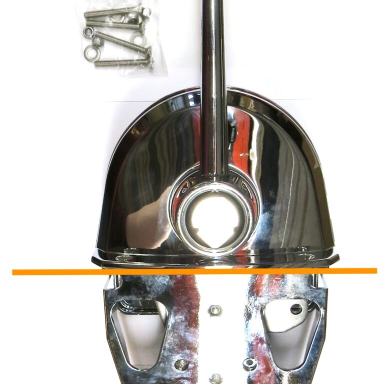 CM04 Enspaks toppmonterat reglage. Chrome.