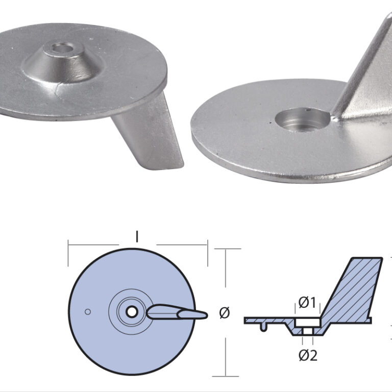 Anod för Honda 25-40-50 hk. Aluminium