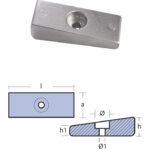 Anod för Honda 40-90 hk. Aluminium