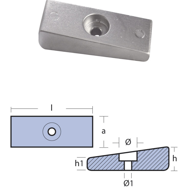 Anod för Honda 40-90 hk. Aluminium