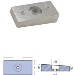 Anod för Honda 75-130-225 hk. Aluminium.